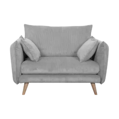 Fauteuil XXL velours côtelé Orion