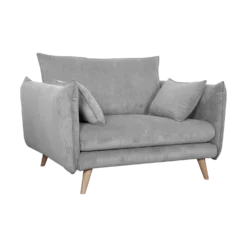 Fauteuil XXL velours côtelé Orion