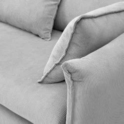 Fauteuil XXL velours côtelé Orion
