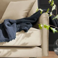 Fauteuil XXL velours Olie