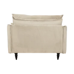Fauteuil XXL velours Olie