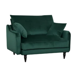 Fauteuil XXL velours Olie
