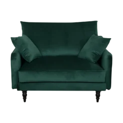 Fauteuil XXL velours Olie