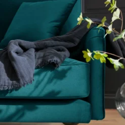 Fauteuil XXL velours Olie