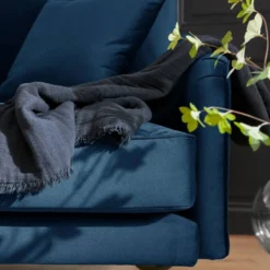 Fauteuil XXL velours Olie