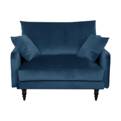 Fauteuil XXL velours Olie