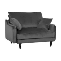 Fauteuil XXL velours Olie