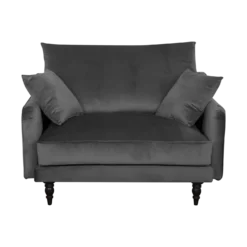 Fauteuil XXL velours Olie