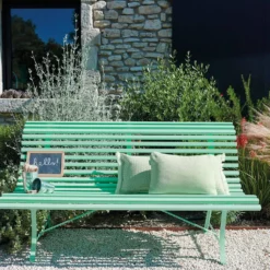 FERMOB Banc 3 Places 150 cm Louisiane en Acier