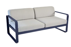 FERMOB Canapé 2 Places Bellevie Gris Flanelle en Aluminium