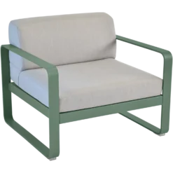 FERMOB Fauteuil Bellevie Gris Flanelle en Aluminium