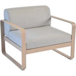 FERMOB Fauteuil Bellevie Gris Flanelle en Aluminium