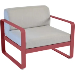 FERMOB Fauteuil Bellevie Gris Flanelle en Aluminium
