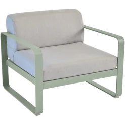 FERMOB Fauteuil Bellevie Gris Flanelle en Aluminium
