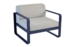 FERMOB Fauteuil Bellevie Gris Flanelle en Aluminium