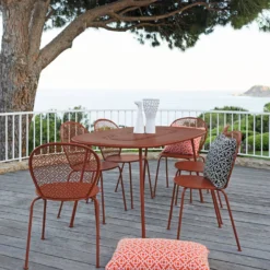 FERMOB Lot de 2 Chaises Empilables Lorette en Acier