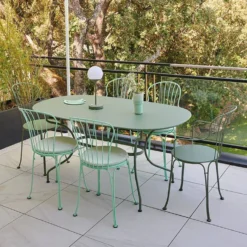 FERMOB Lot de 2 Fauteuils Empilables Opéra+ en Acier