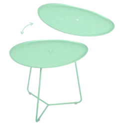 FERMOB Table Basse Plateau Amovible Cocotte en Acier et Aluminium