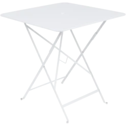 FERMOB Table Carrée Pliante 71 x 71 cm Bistro en Acier