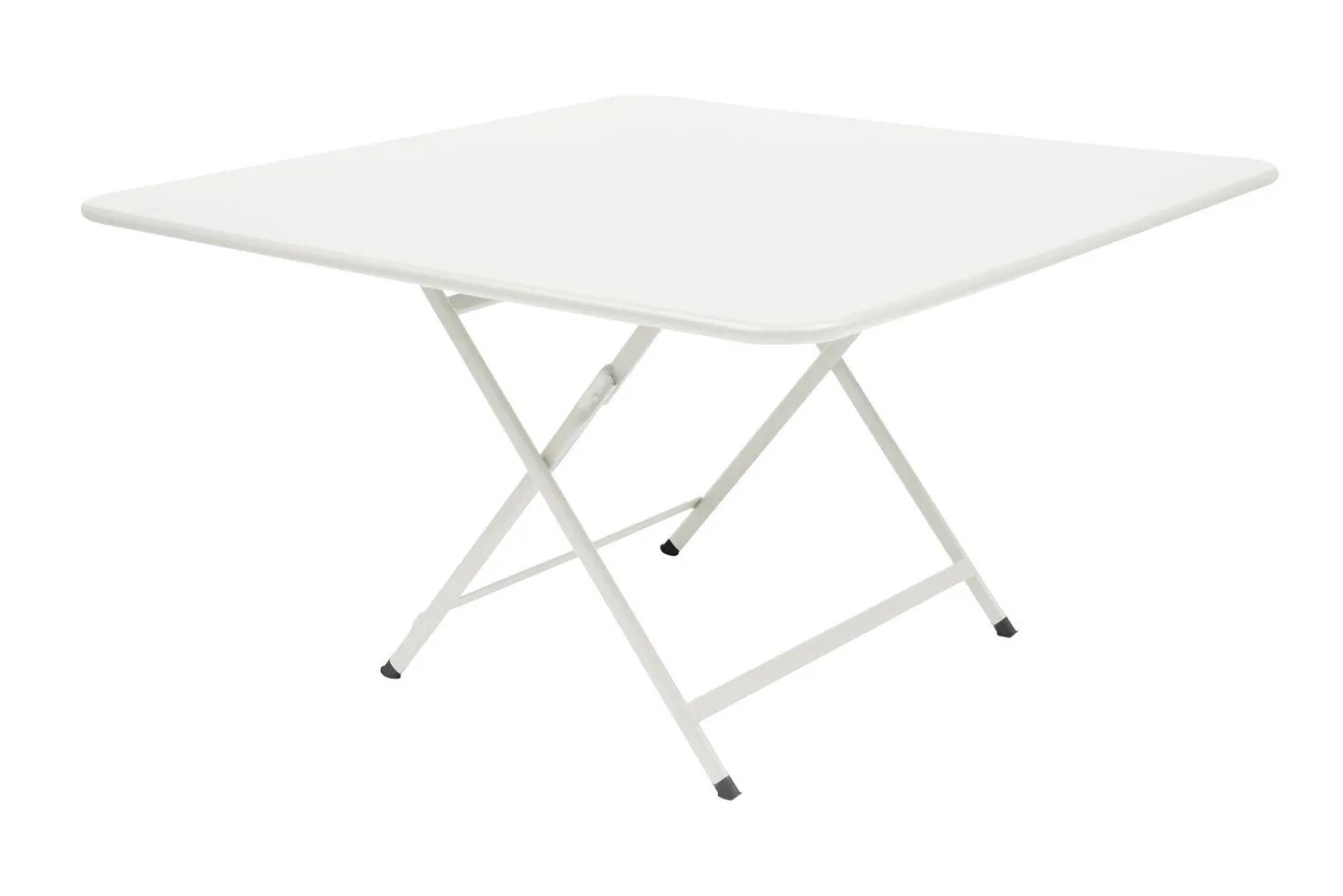 FERMOB Table Carrée Pliante 128 x 128 cm Caractère en Acier