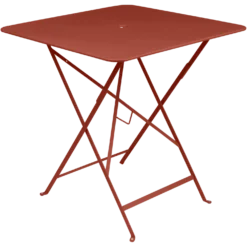 FERMOB Table Carrée Pliante 71 x 71 cm Bistro en Acier