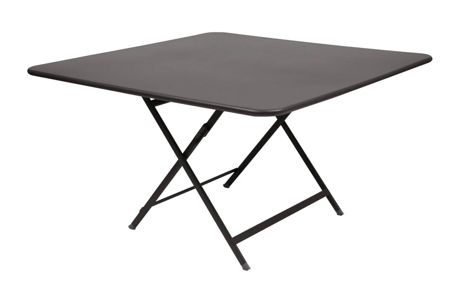 FERMOB Table Carrée Pliante 128 x 128 cm Caractère en Acier
