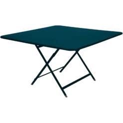 FERMOB Table Carrée Pliante 128 x 128 cm Caractère en Acier