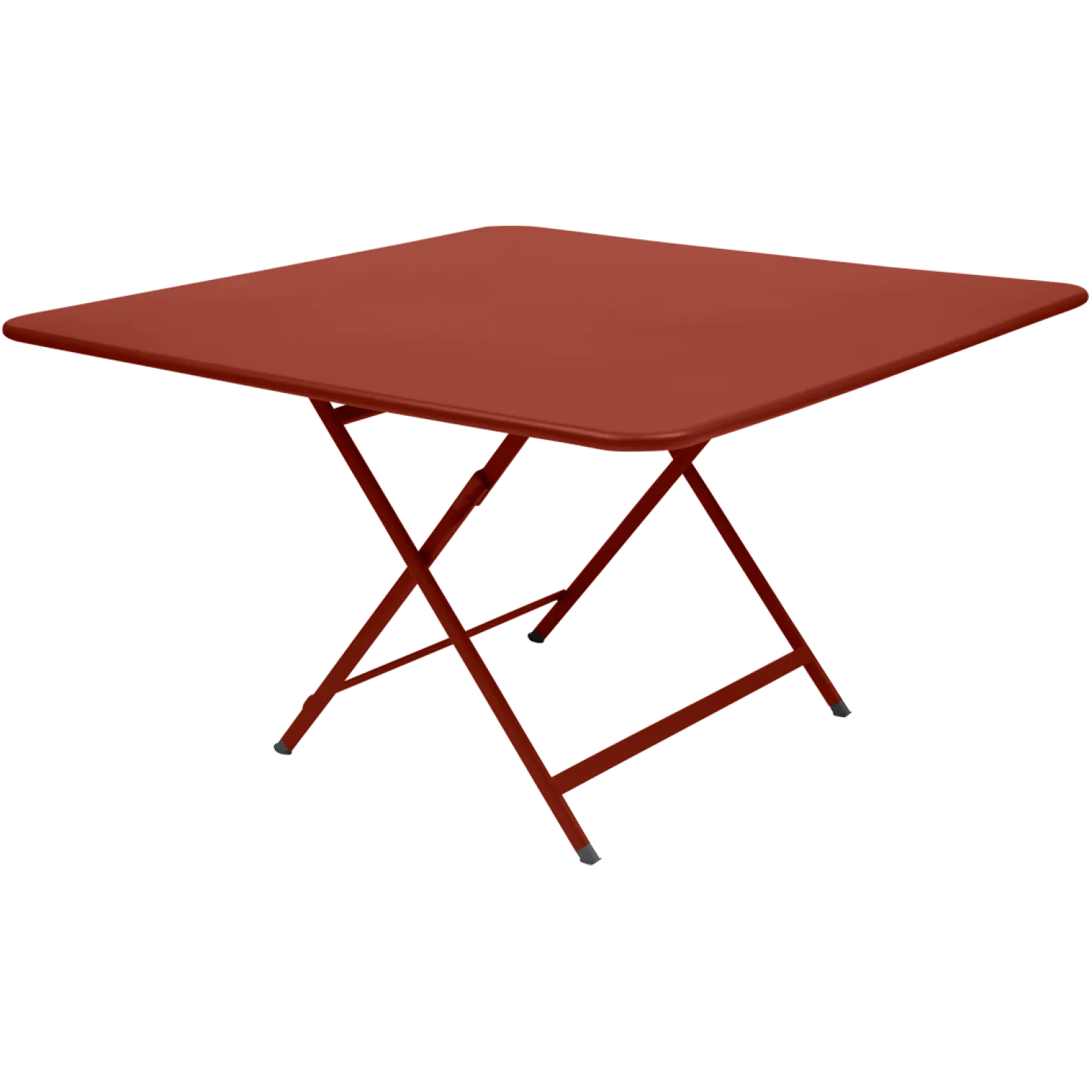 FERMOB Table Carrée Pliante 128 x 128 cm Caractère en Acier