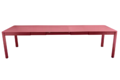 FERMOB Table Rectangulaire Extensible 149/299 x 100 cm Ribambelle en Aluminium