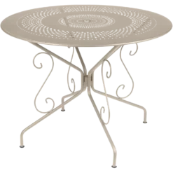 FERMOB Table Ronde Ø96 cm Montmartre en Acier
