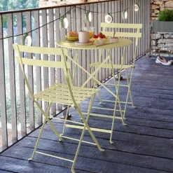 FERMOB Table Ronde Pliante Ø60 cm Bistro en Acier