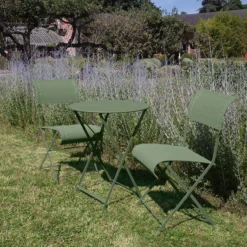 FERMOB Table Ronde Pliante Ø60 cm Bistro en Acier