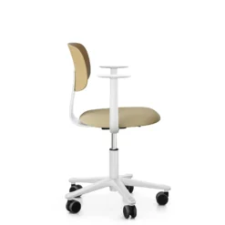 FLOKK Chaise de bureau assise capitonnée avec accoudoirs Tion 2140