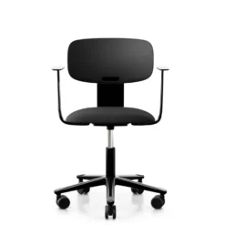 FLOKK Chaise de bureau assise capitonnée avec accoudoirs Tion 2140
