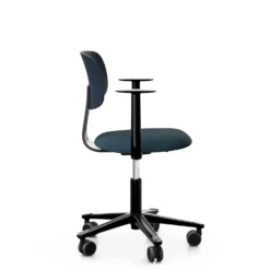 FLOKK Chaise de bureau assise capitonnée avec accoudoirs Tion 2140