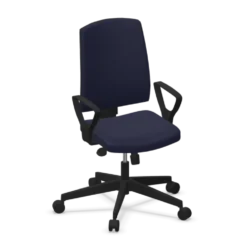 FLOKK Chaise de bureau avec accoudoirs Raya 21S