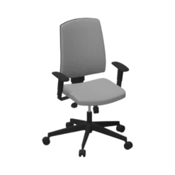 FLOKK Chaise de bureau avec accoudoirs réglables Raya 23S