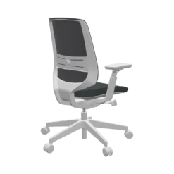 FLOKK Fauteuil de bureau base grise Light Up 250SL