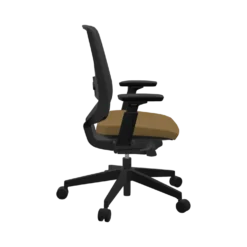 FLOKK Fauteuil de bureau base noire Light Up 250SL