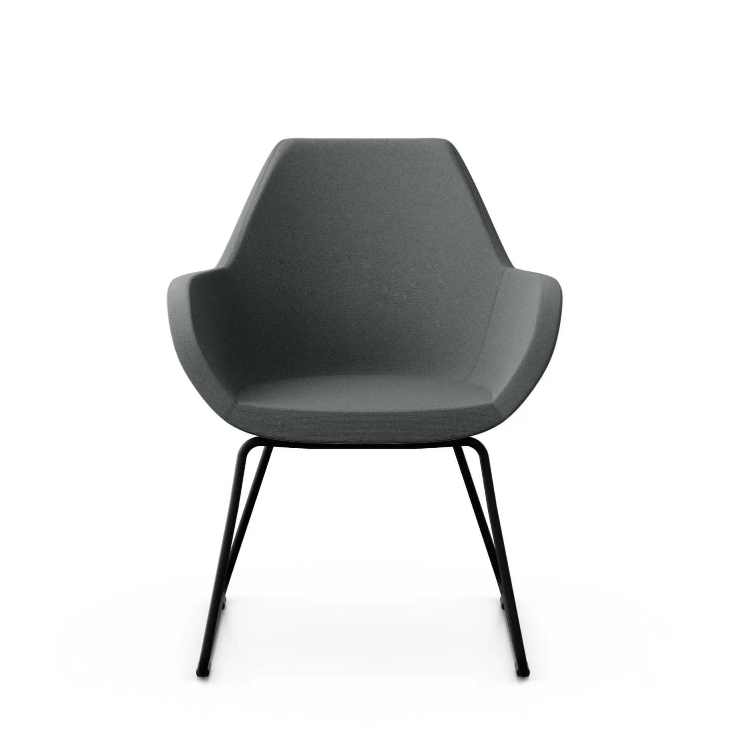 FLOKK Fauteuil pieds luge Fan 10V