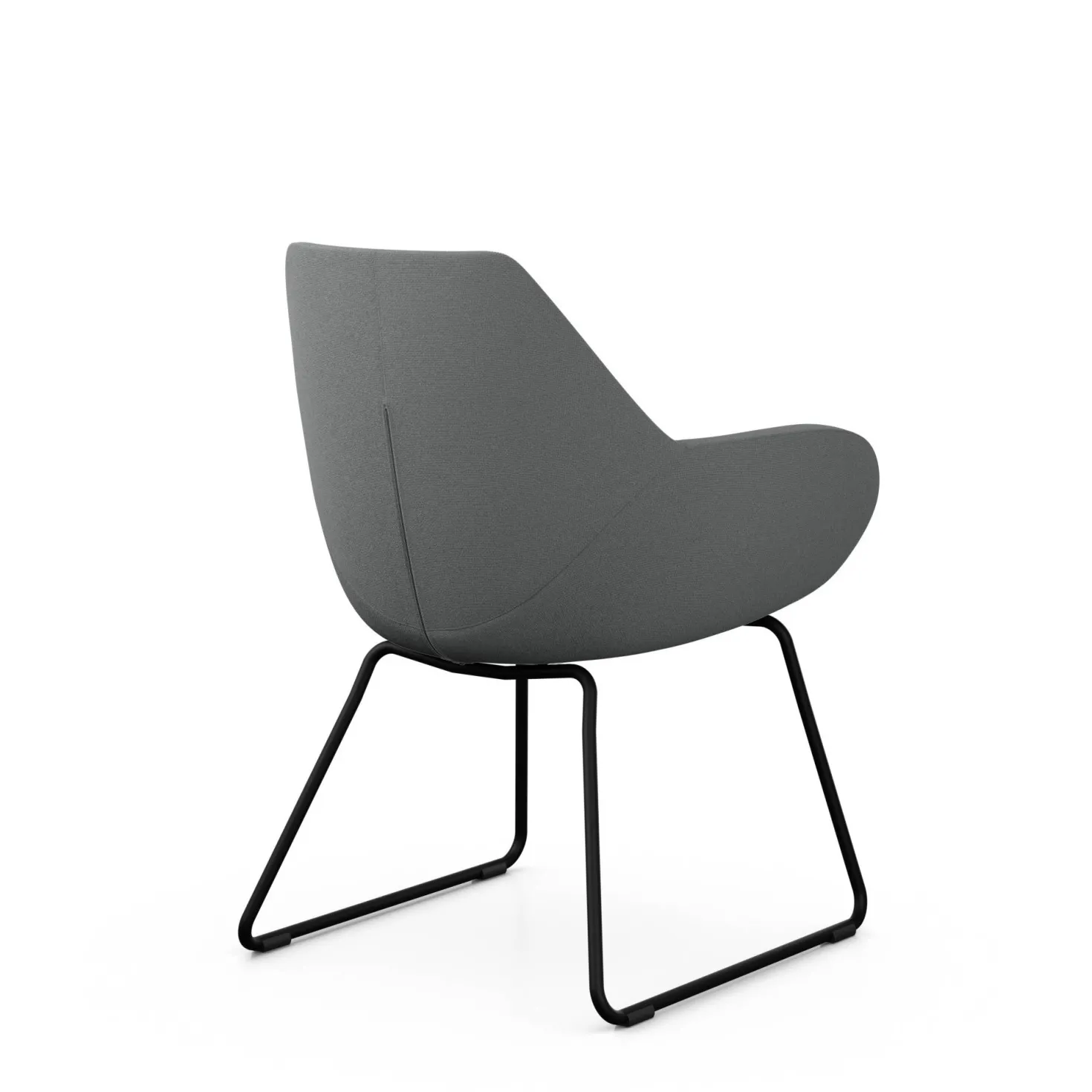 FLOKK Fauteuil pieds luge Fan 10V
