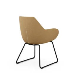 FLOKK Fauteuil pieds luge Fan 10V