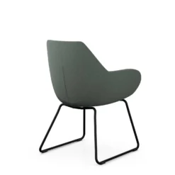 FLOKK Fauteuil pieds luge Fan 10V