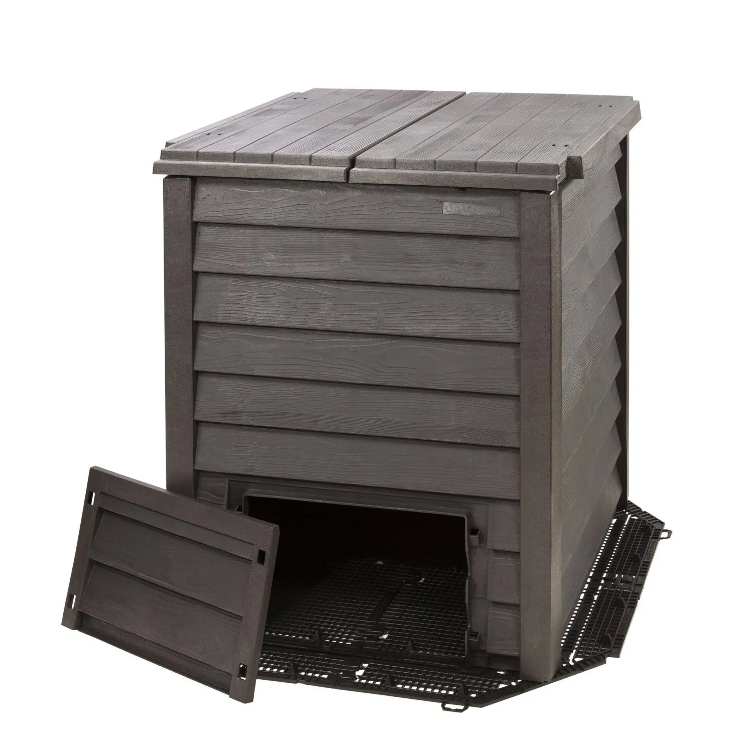 GARANTIA Composteur 600L imitation bois Thermo Wood