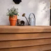 GARANTIA Récupérateur d'eau aspect bois clair 350L, Woody