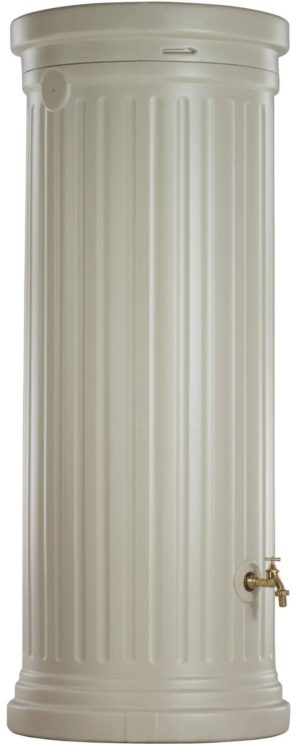 GARANTIA Récupérateur d'eau aspect colonne Romaine 330 L Sable