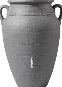 GARANTIA Récupérateur d'eau avec bac à fleurs et accessoires 600L, Antik