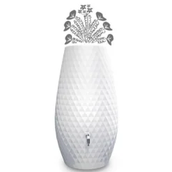 GARANTIA Récupérateur d'eau Triagon avec bac à fleurs et accessoires 230L, Triagon