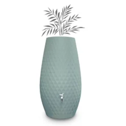 GARANTIA Récupérateur d'eau Triagon avec bac à fleurs et accessoires 230L, Triagon