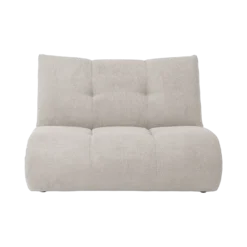 Grande chauffeuse pour canapé modulable tissu Benny